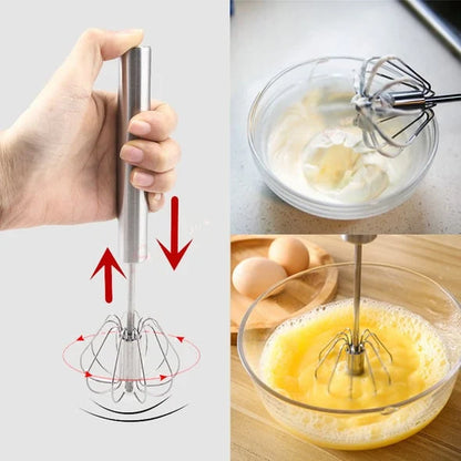 Stainless Steel Semi-Automatic Whisk