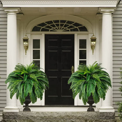 UV Resistant Lifelike Artificial Boston Fern – Hot Sale 50% Off