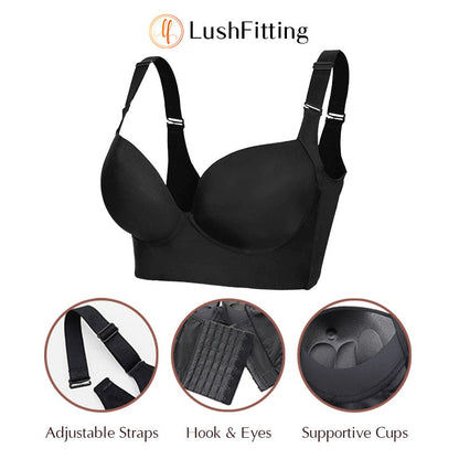 LushFitting - Sexy Deep Cup Full Coverage Bra