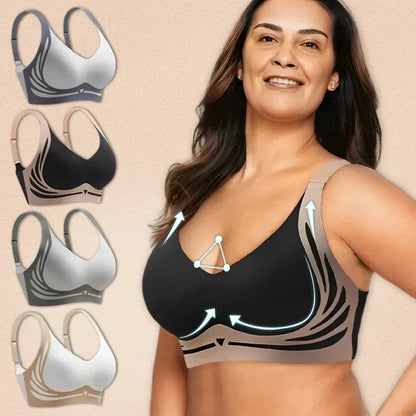 Super gather bra | Wireless Push-up Bra No more sagging breasts - Last Day 49% Off