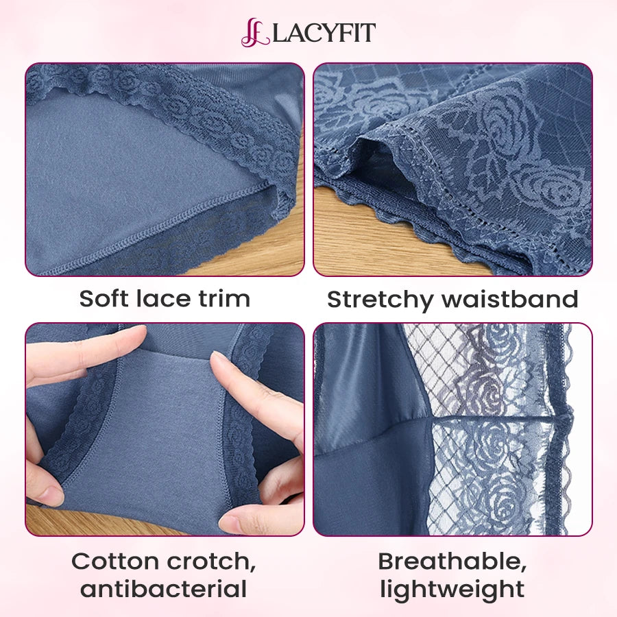 LacyFit - Silky Comfort High Waist Hiplift Panties - Hot Sale 50% Off