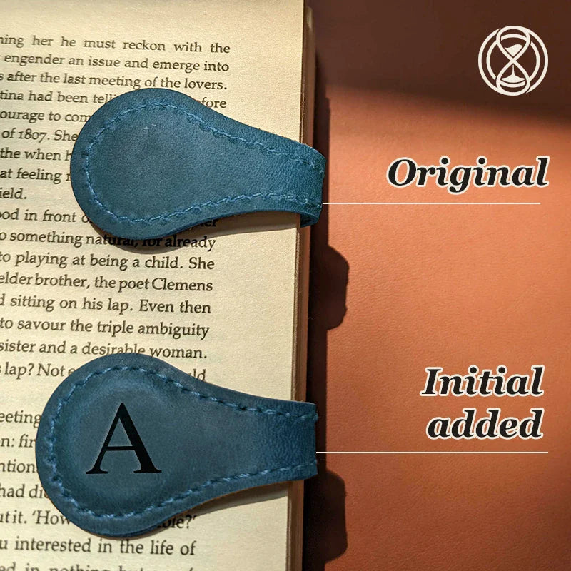 TimelessMark  - Personalized Magnetic Leather Bookmark - LAST DAY SALE 75% OFF