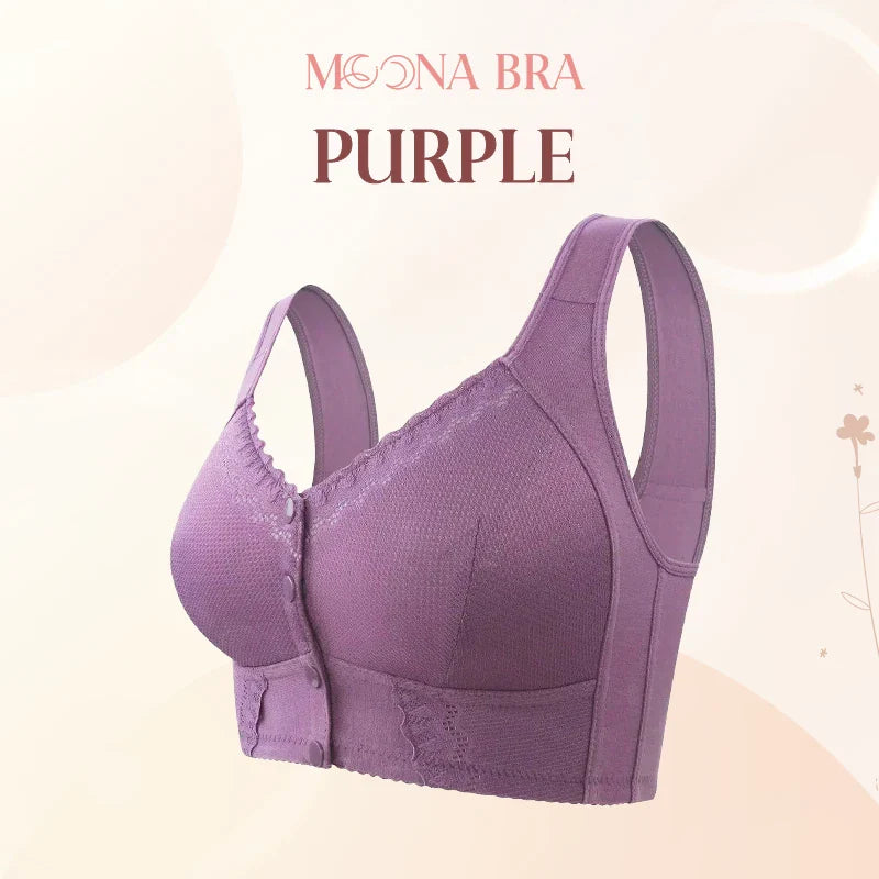 Moona Bra - Front Closure Breathable Bra for Seniors - Hot sale 50% Off