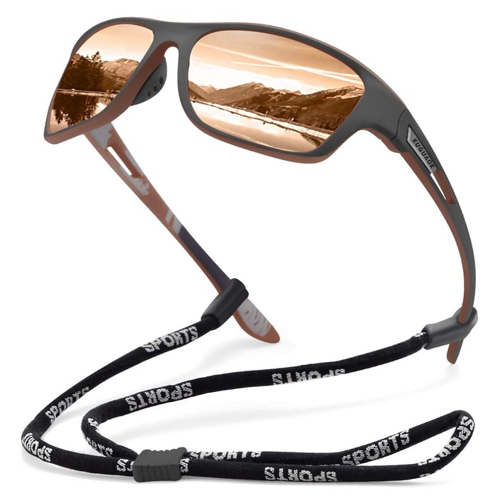 Men's Outdoor Sports Sunglasses with Anti-glare Polarized Lens 2024 - Hot Sale 50% Off