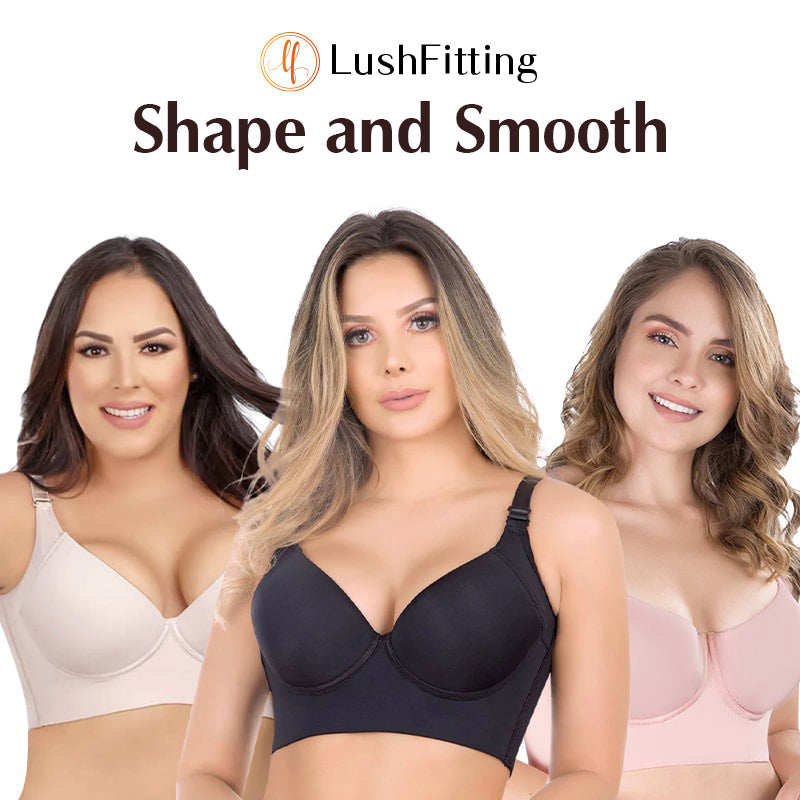 LushFitting - Sexy Deep Cup Full Coverage Bra