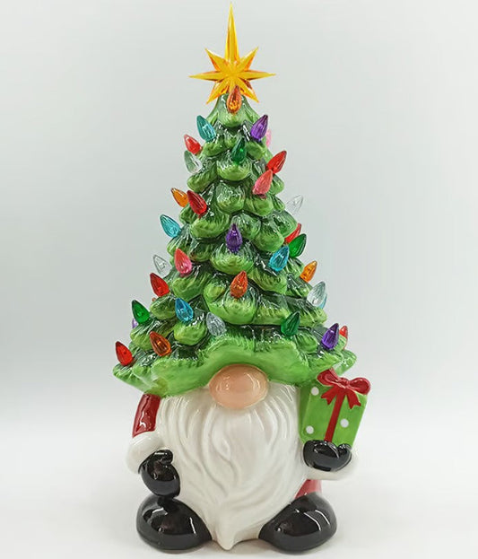 Christmas dwarf decoration with light