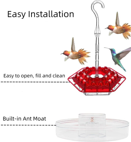 Hummingbird Feeders for Outdoors Hanging - Mother's Day Sale 45% OFF