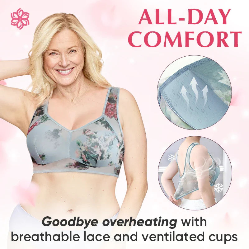 ElleBloom  - Lace Buttonless Comfortable Bra - Last Day Sale 80% OFF