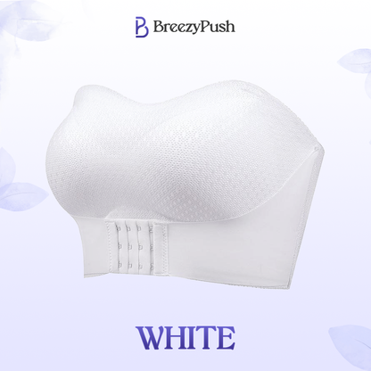 BreezyPush - Breathable Non-Slip Strapless Front Buckle Push-Up Bra - Hot Sale 50% Off