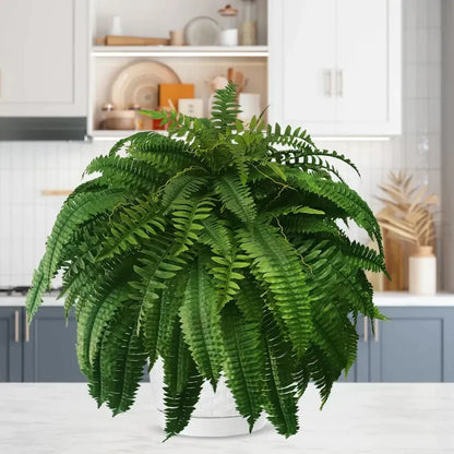 UV Resistant Lifelike Artificial Boston Fern - This Week's Special Price $19.99