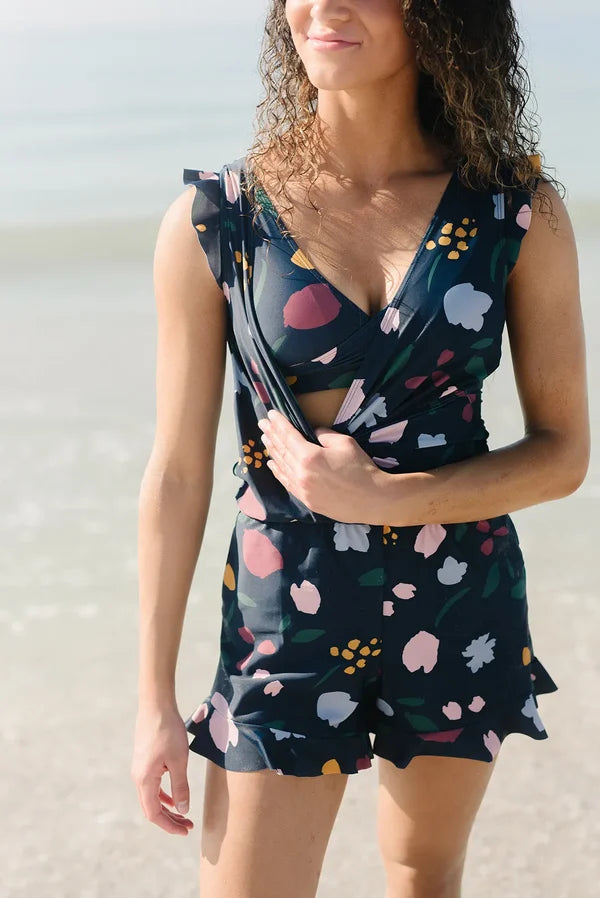 Swim Romper with Built-in Bra - LAST DAY 70% OFF