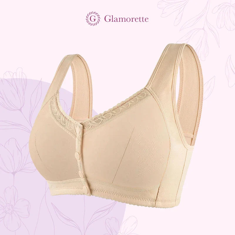 Glamorette - Cotton Front Closure Bra