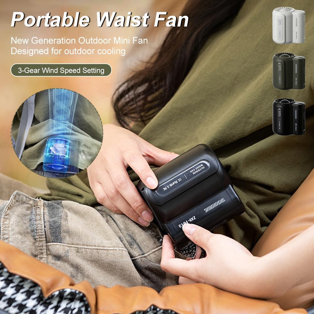 Bladeless Waist Mounted Electric Fan