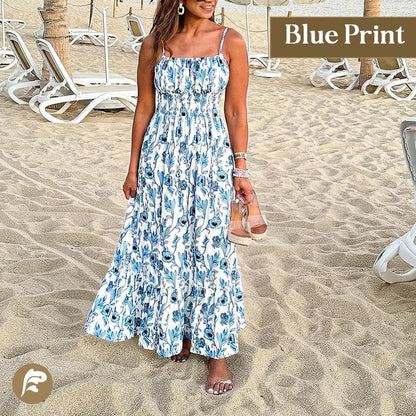 Floriesta - Floral Cami Maxi Dress - Hot Sale 50% Off