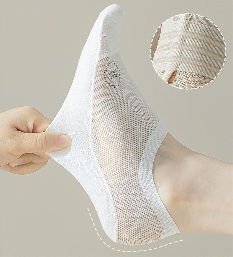 Ultra Thin Liner Socks Non Slip ComBed Cotton No Show Socks - Hot sale 50% Off