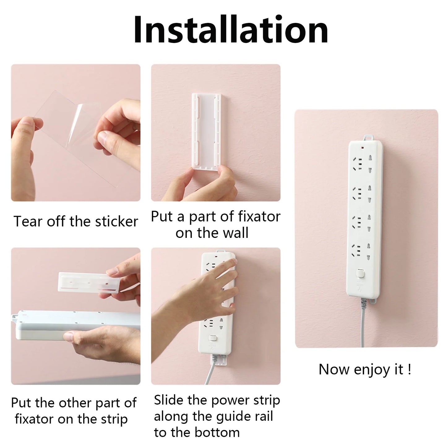 Adhesive Punch-free Socket Holde - (Last Day Promotion-48%OFF)