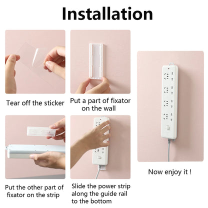 Adhesive Punch-free Socket Holde - (Last Day Promotion-48%OFF)