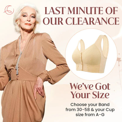 Moona Bra - Front Closure Breathable Bra for Seniors - LAST DAY SALE 80% OFF