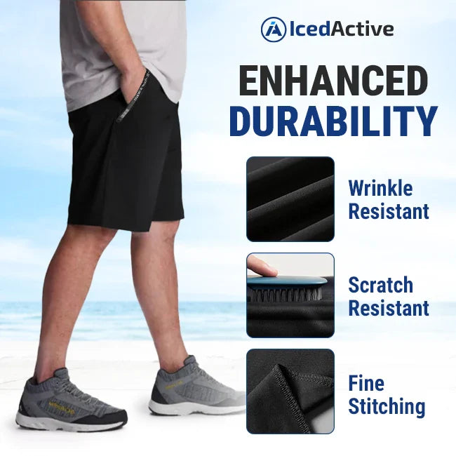 IcedActive - Ice Silk Quick Drying Stretch Shorts - Last Day Sale 70% OFF