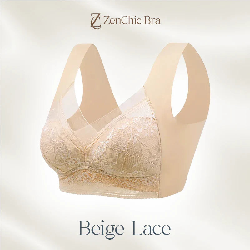 Wirefree Comfort Lift Push Up Mesh Lace Bra - Hot Sale 50% Off