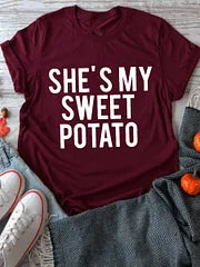 She's My Sweet Potato I Yam Matching T-shirts