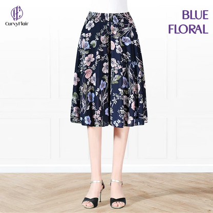 CurvyFlair - High Waist Wide Leg Pants