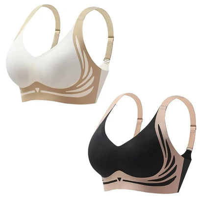 Super gather bra | Wireless Push-up Bra No more sagging breasts