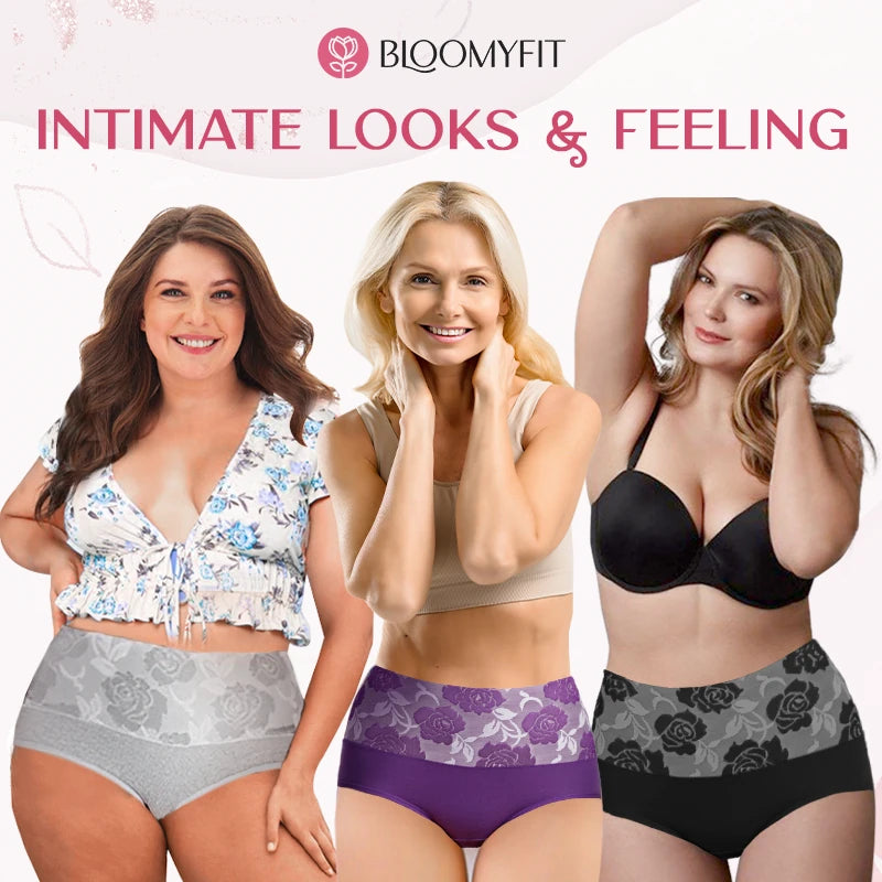 BloomyFit - High Waist Antibacterial Panties - Hot Sale 50% Off