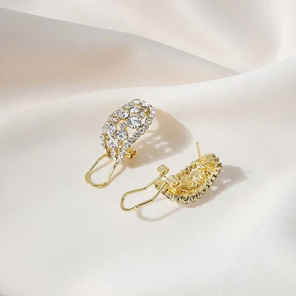 Lab-Created Diamonds Hoop Earrings