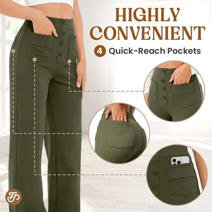 FlexiPants - Women's Casual High Waist Stretch Pants