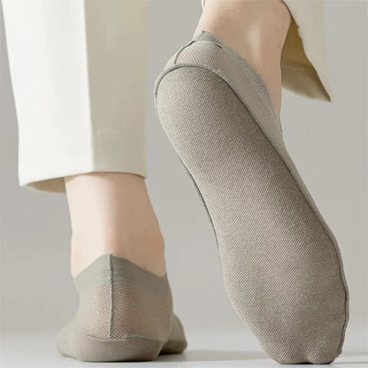 Ultra Thin Liner Socks Non Slip ComBed Cotton No Show Socks - Hot sale 50% Off