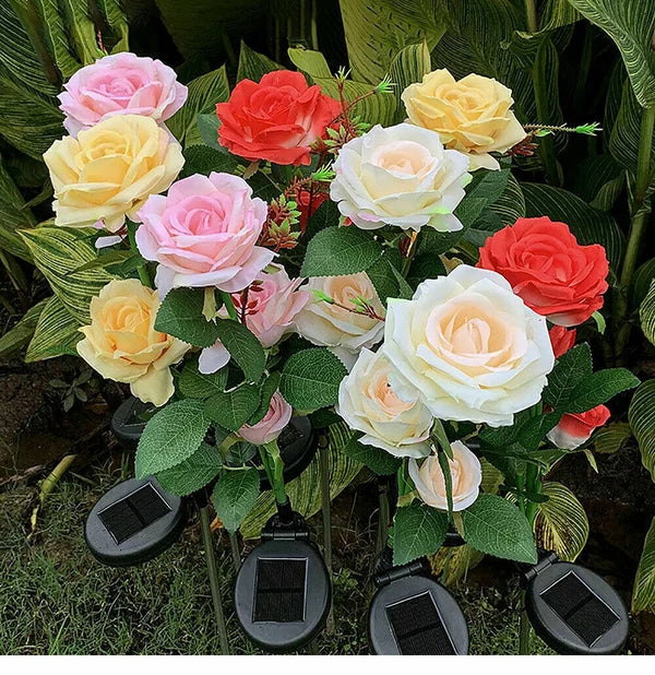 Solar Flower Stake Lights - 【2023 Fully Upgraded - LAST DAY 70% OFF】