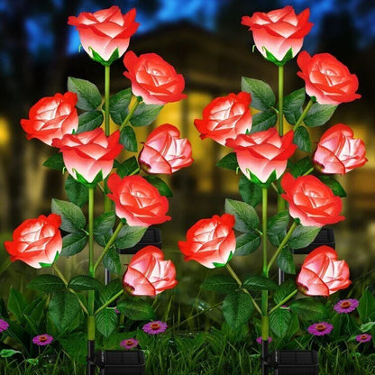 Solar Flower Stake Lights - 【2023 Fully Upgraded - LAST DAY 70% OFF】