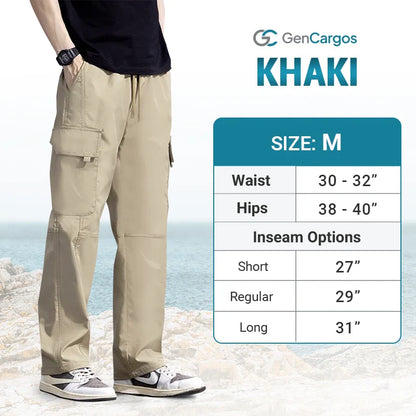 GenCargos - Multi-Pocket Outdoor Active Cargo Pants