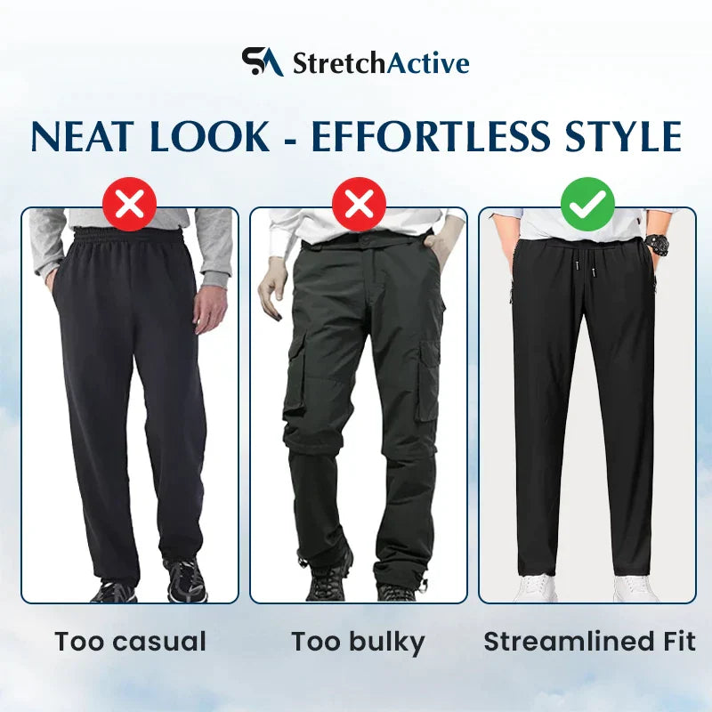 Comfysfit - StretchActive - Unisex Ultra Stretch Quick Drying Pants - 2024 New Year Sale Off 60%