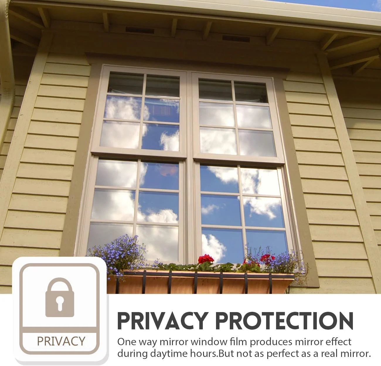 Privacy Sun Blocking Anti UV Reflective Window Film - BUY MORE SAVE MORE - Hot Sale 50% Off