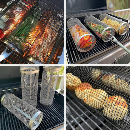 Rolling Grilling Basket - Hot Sale 50% Off