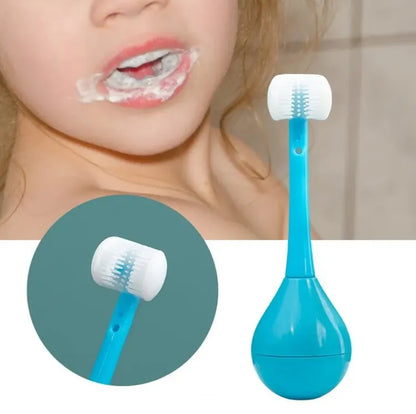 Children Three-Sided Toothbrush