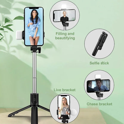 6 In 1 Wireless Bluetooth Selfie Stick - Hot Sale 50% Off