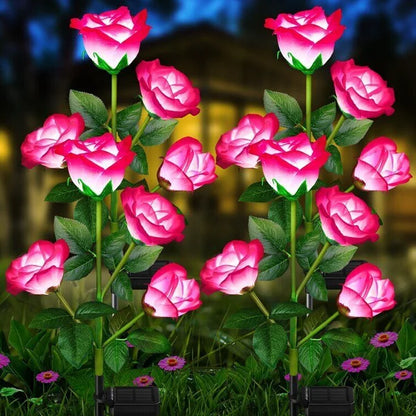 Solar Flower Stake Lights - 【2023 Fully Upgraded - LAST DAY 70% OFF】