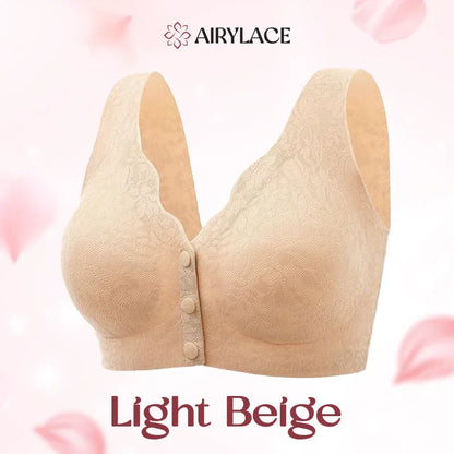 AiryLace - Zero Feel Lace Full Coverage Front Closure Bra – LAST DAY SALE 70% OFF