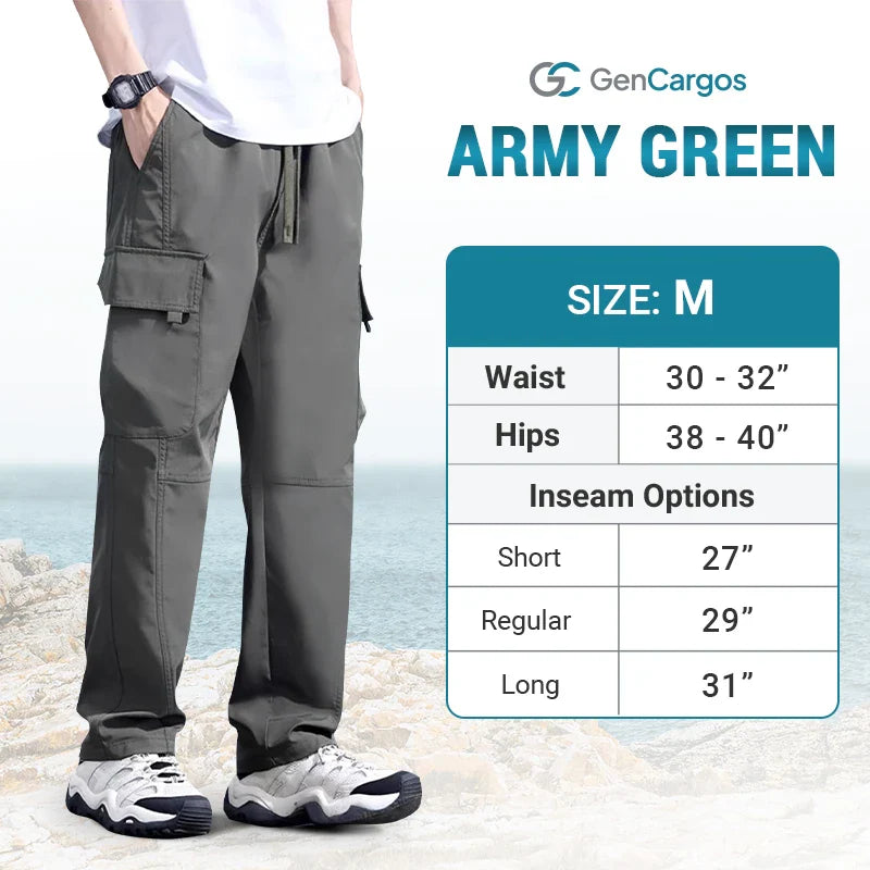 GenCargos - Multi-Pocket Outdoor Active Cargo Pants