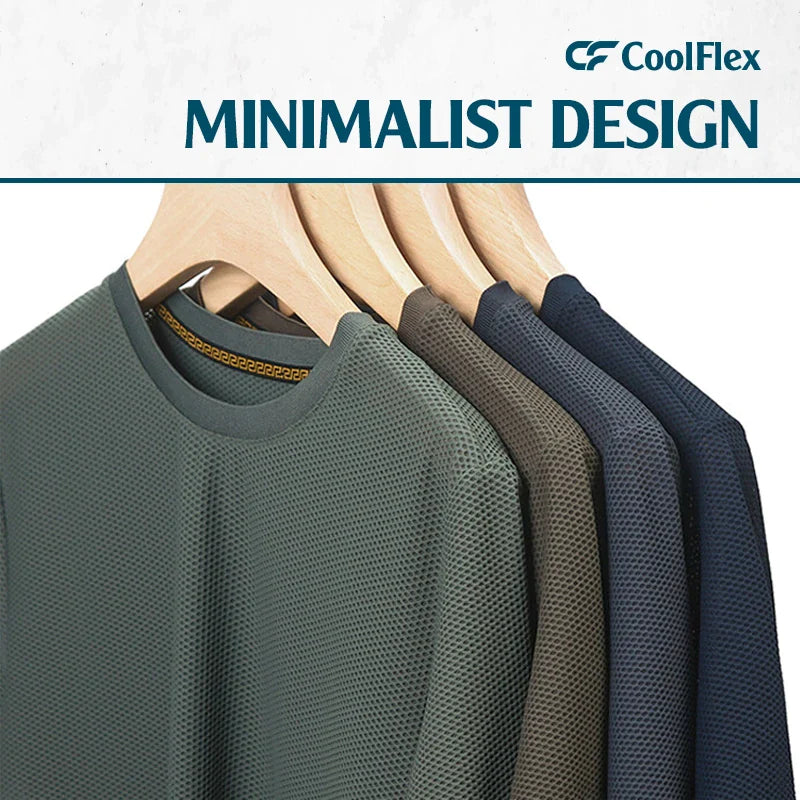 CooliFlex - Breathable Ice Silk Waffle Weave T-shirt - Hot Sale 50% Off