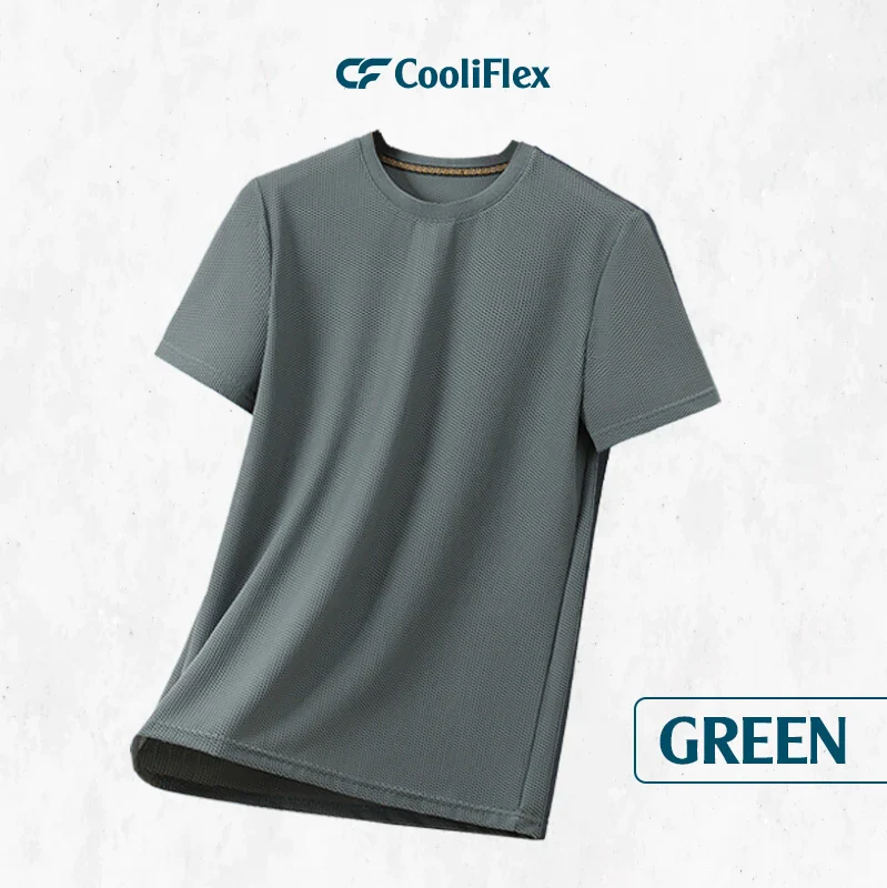 CooliFlex - Breathable Ice Silk Waffle Weave T-shirt - Hot Sale 50% Off