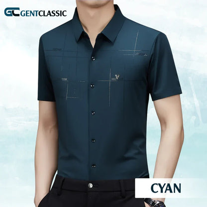 GentClassic - Men's Breathable Ice-Silk Stretch Shirt - Hot Sale 50% Off