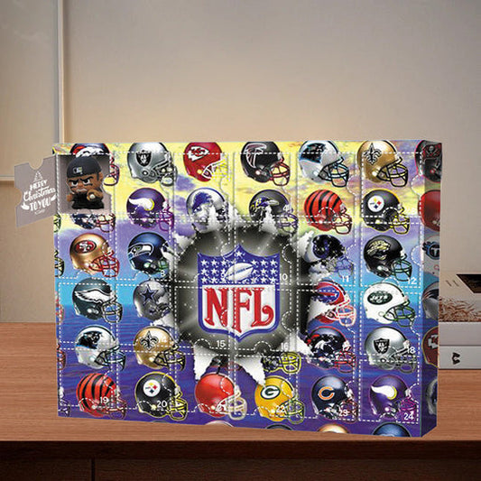 NEW NFL Advent Calendar - The One With 24 Little Doors