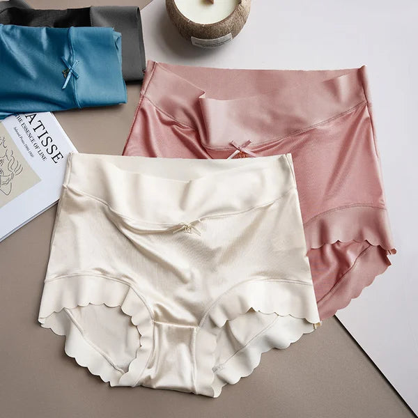 Premium Satin Antibacterial Ice Silk Moisture-absorbing Panties