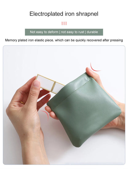 Pouchic - Personalized Snap Closure Leather Organizer Pouch - LAST DAY SALE 70% OFF