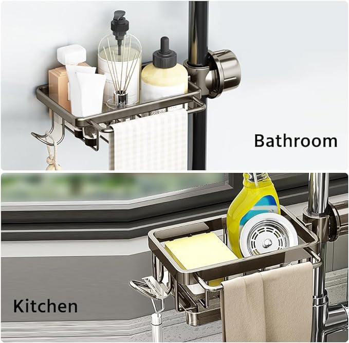 Kitchen Sink Faucet Organizer - (2024 New Arrival)