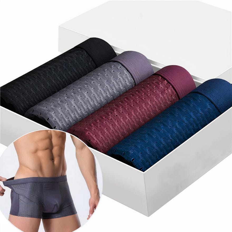 FLASH SALE BAMBOO FIBRE BOXER SHORTS – FOR ALL-DAY COMFORT – HOT SALES 70% OFF